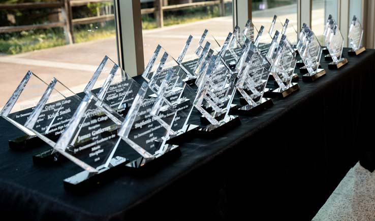 Student recognition award recipients.