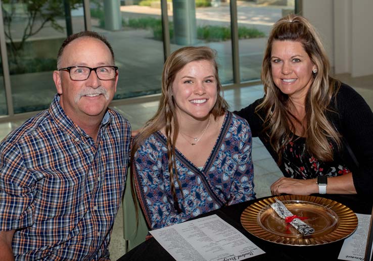 Student recognition award recipients.