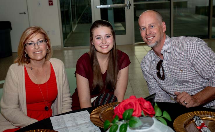 Student recognition award recipients.