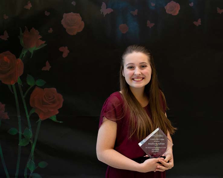 Student recognition award recipients.