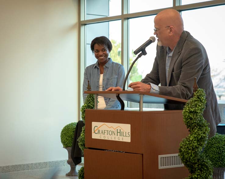 Student recognition award recipients.