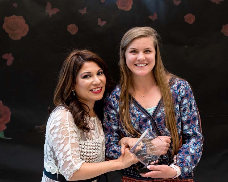 Student recognition award recipients.