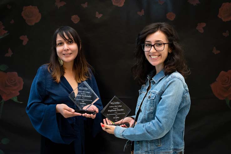 Student recognition award recipients.