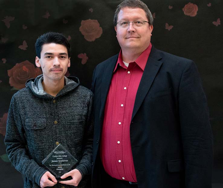 Student recognition award recipients.