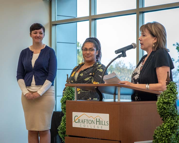 Student recognition award recipients.