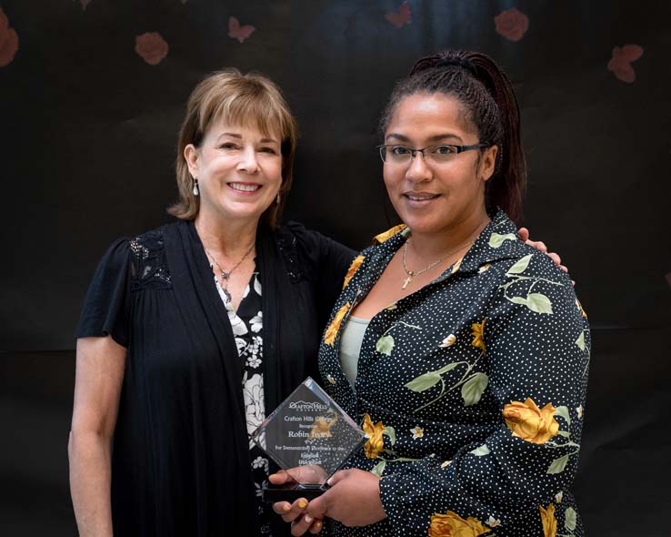 Student recognition award recipients.