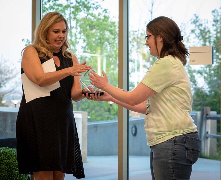 Student recognition award recipients.