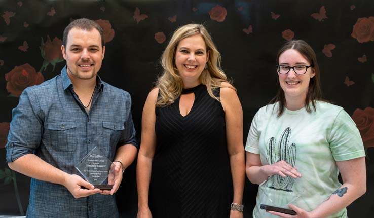 Student recognition award recipients.