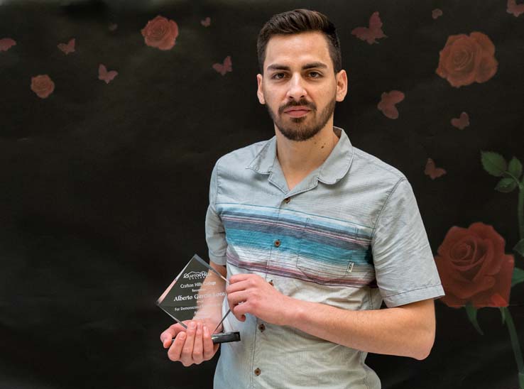 Student recognition award recipients.