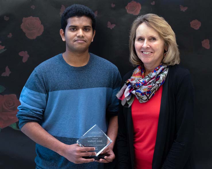 Student recognition award recipients.