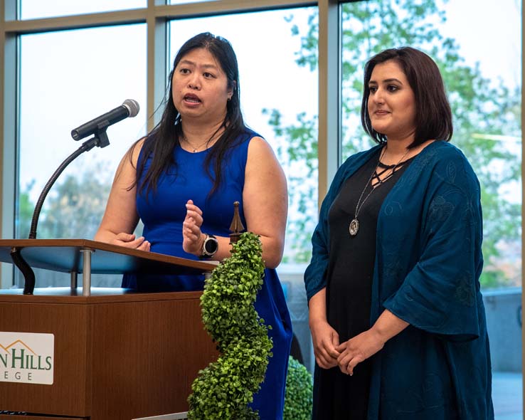 Student recognition award recipients.