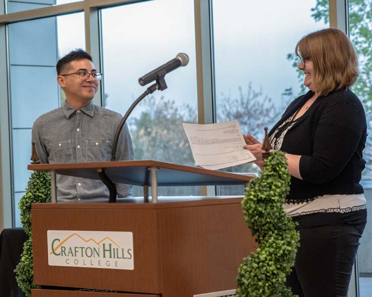 Student recognition award recipients.