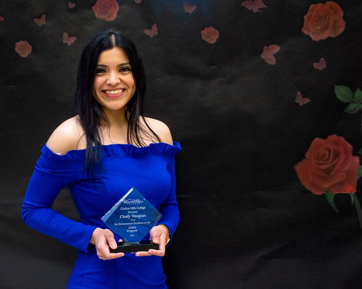 Student recognition award recipients.