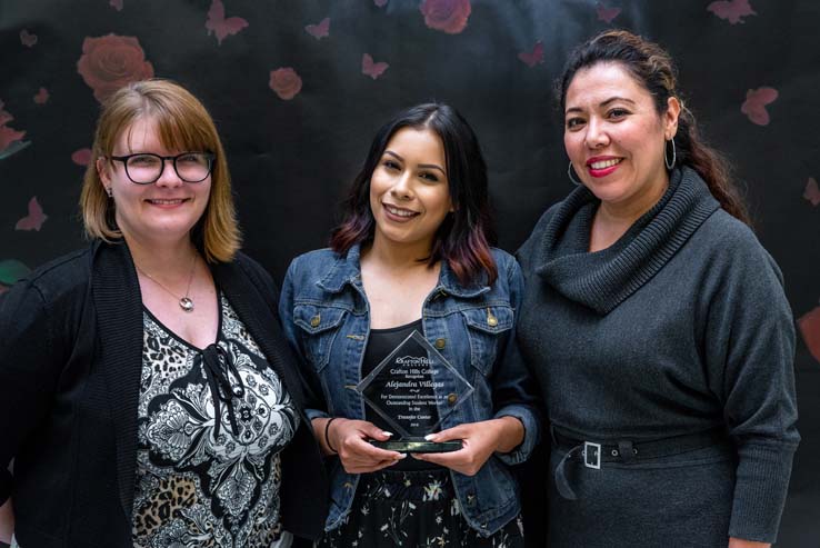 Student recognition award recipients.