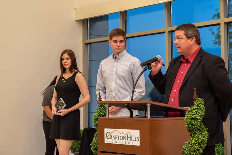 Student recognition award recipients.