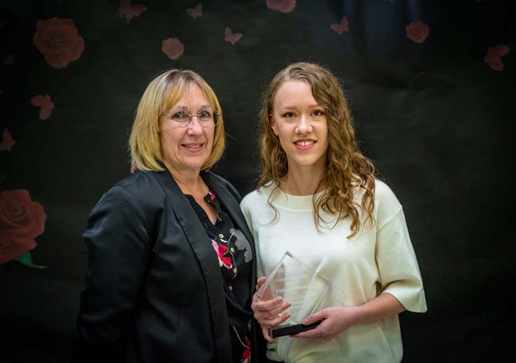 Student recognition award recipients.