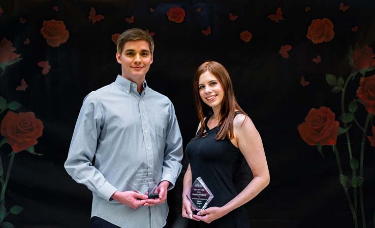 Student recognition award recipients.