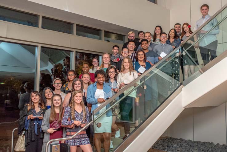 Student recognition award recipients.