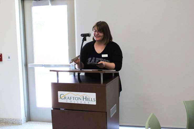 Staff practicing belly dancing