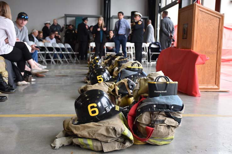 Cadets at the 101st Fire Academy Graduation