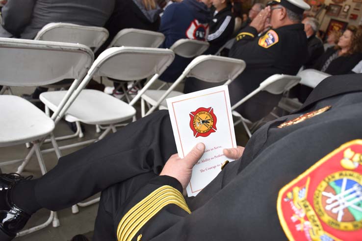 Cadets at the 101st Fire Academy Graduation