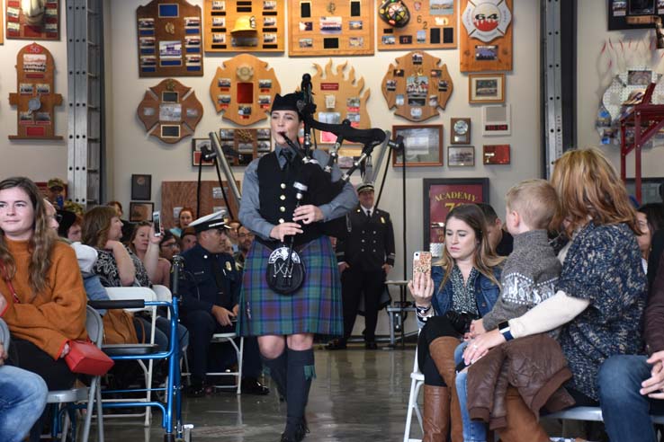 Cadets at the 101st Fire Academy Graduation