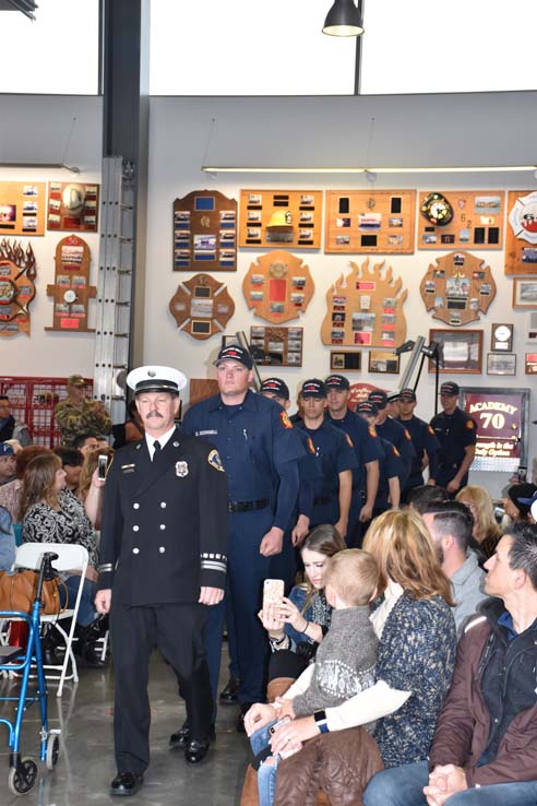 Cadets at the 101st Fire Academy Graduation