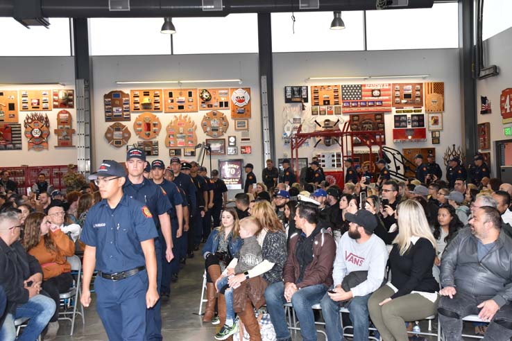 Cadets at the 101st Fire Academy Graduation