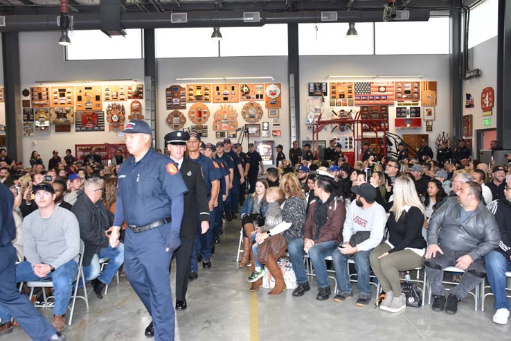 Cadets at the 101st Fire Academy Graduation