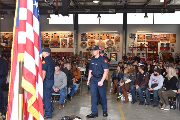 Cadets at the 101st Fire Academy Graduation