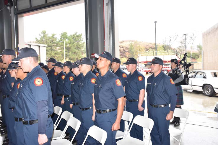 Cadets at the 101st Fire Academy Graduation