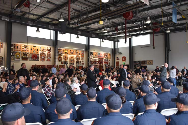 Cadets at the 101st Fire Academy Graduation