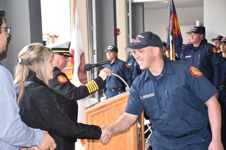 Cadets at the 101st Fire Academy Graduation