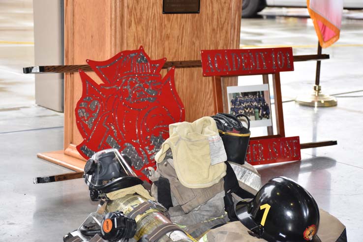 Cadets at the 101st Fire Academy Graduation