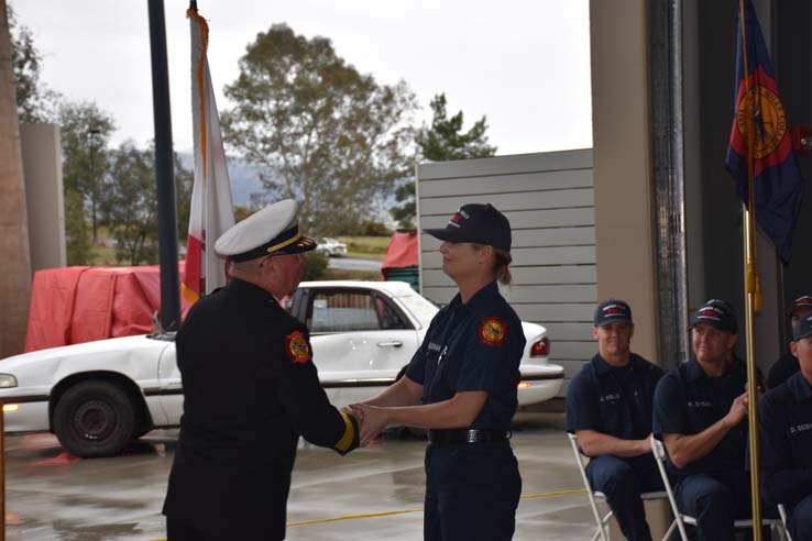 Cadets at the 101st Fire Academy Graduation