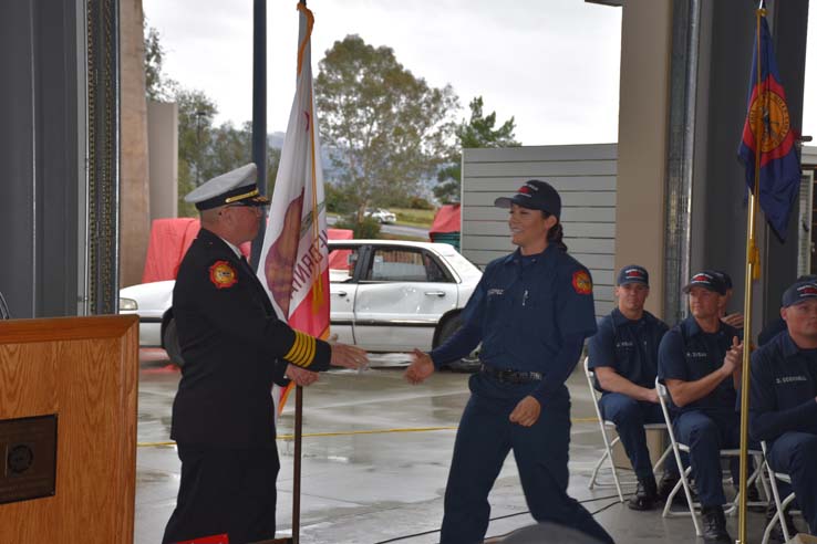 Cadets at the 101st Fire Academy Graduation