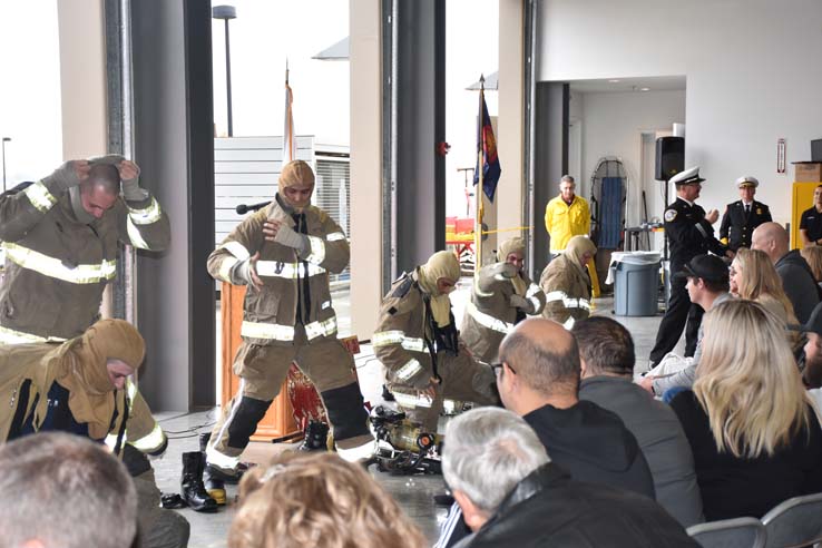 Cadets at the 101st Fire Academy Graduation