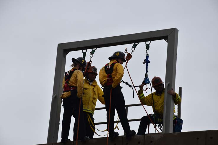 Cadets at the 101st Fire Academy Graduation