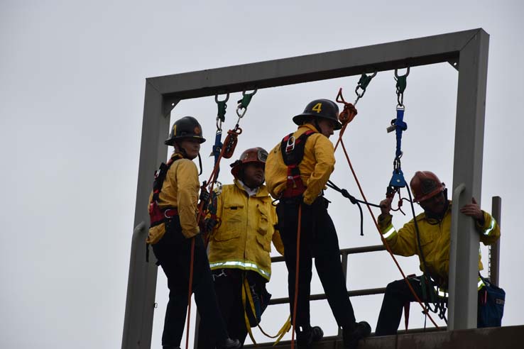 Cadets at the 101st Fire Academy Graduation
