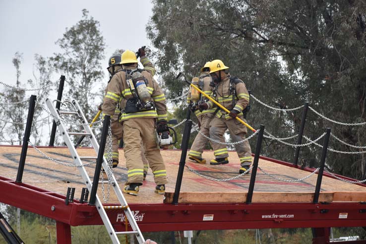 Cadets at the 101st Fire Academy Graduation