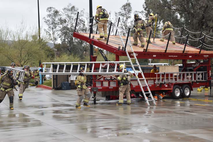 Cadets at the 101st Fire Academy Graduation
