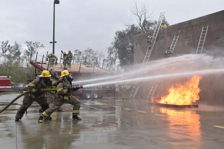 Cadets at the 101st Fire Academy Graduation