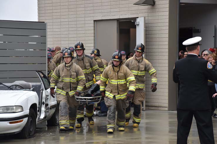 Cadets at the 101st Fire Academy Graduation