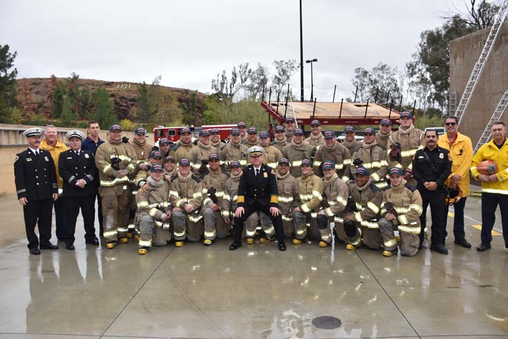 Cadets at the 101st Fire Academy Graduation