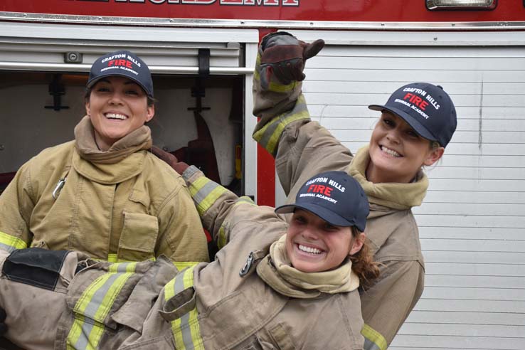 Cadets at the 101st Fire Academy Graduation