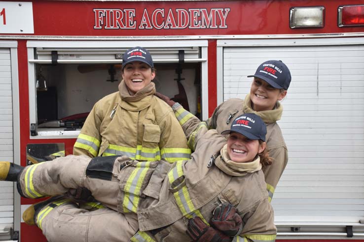Cadets at the 101st Fire Academy Graduation