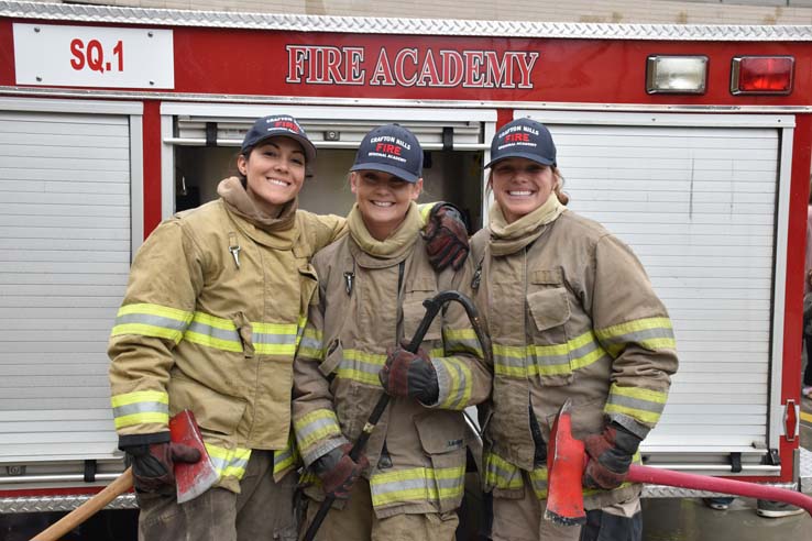 Cadets at the 101st Fire Academy Graduation