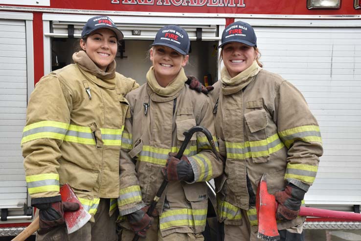 Cadets at the 101st Fire Academy Graduation