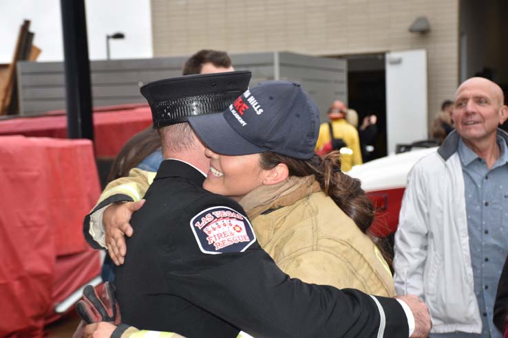 Cadets at the 101st Fire Academy Graduation
