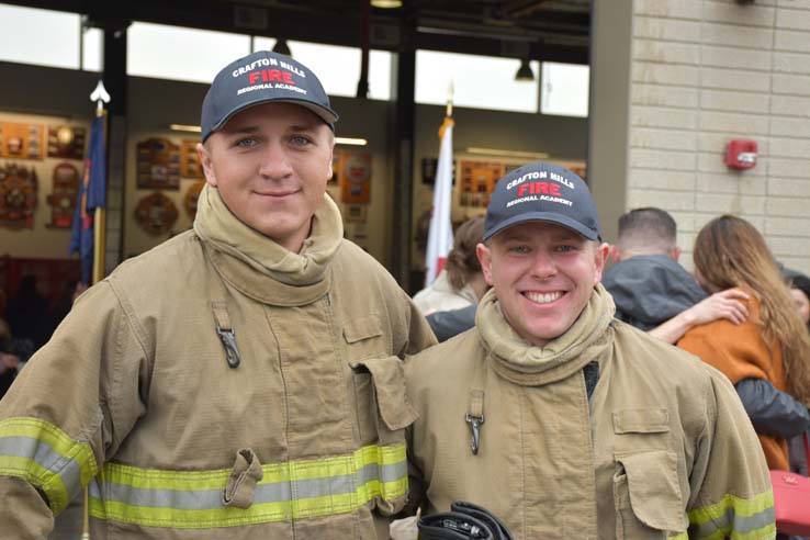 Cadets at the 101st Fire Academy Graduation